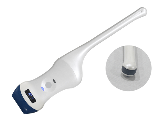 Sonda per ultrasuoni lineare wireless a 128 elementi con imaging transvaginale per la guida dell'ago e la salute delle donne