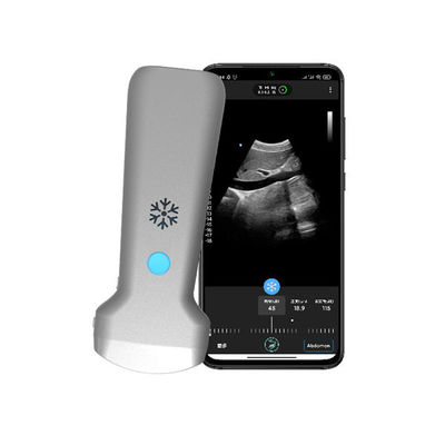 comprare Scanner a ultrasuoni convesso portatile wireless da 179 mm | Elaborazione immagini GPU | Sonda ecografica WiFi portatile certificata CE online manufacture