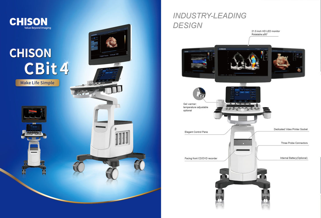 macchina CBit 4 di ultrasuono di Chison di doppler di colore 4D per uso dell'ospedale