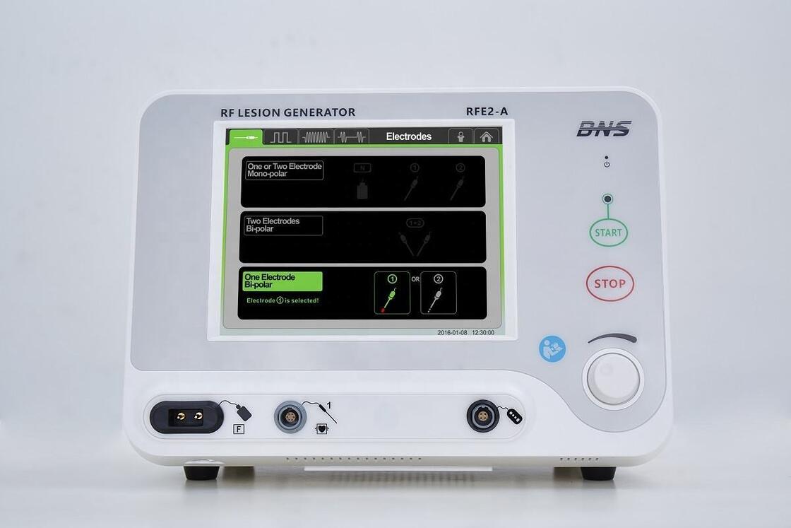 Generatore di lesioni RF a 1 canale con MDR CE per la gestione del dolore con monitoraggio dell'impedenza e modalità di radiofrequenza termica