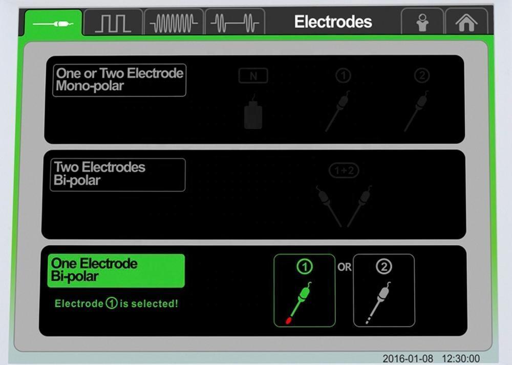 Sistema di gestione del dolore con generatore elettrochirurgico ad alta frequenza MDR CE per lesioni RF a 2 canali