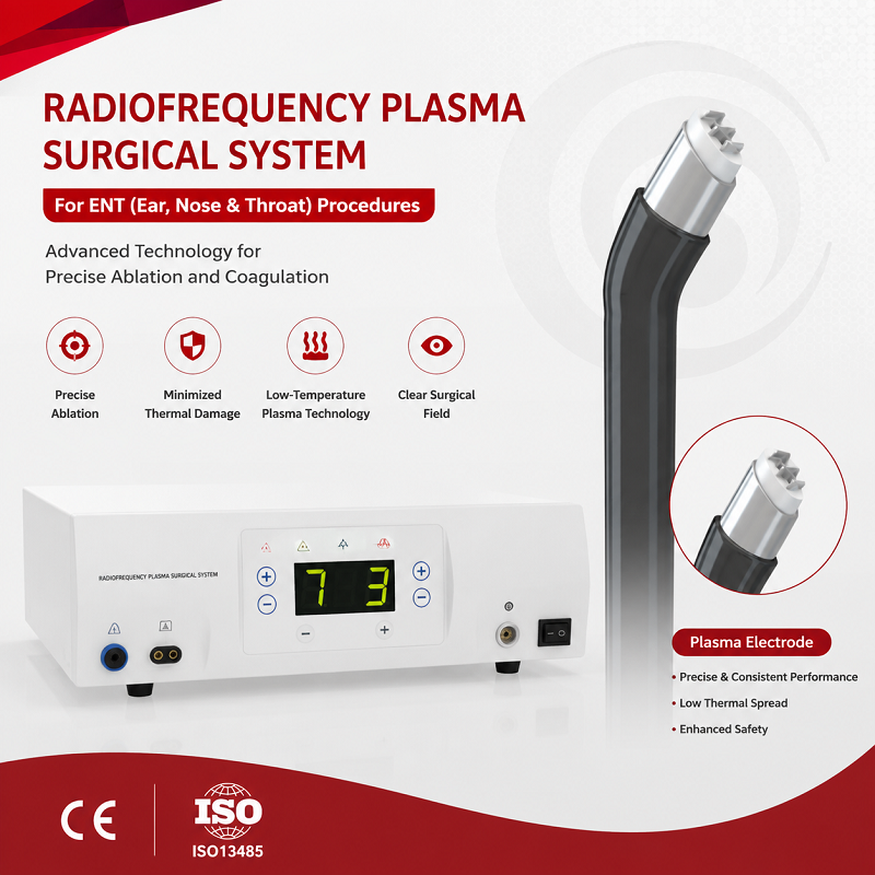 Sistema chirurgico al plasma ORL per il trattamento del russamento | Generatore di coblazione RF a bassa temperatura con bacchetta al plasma usa e getta