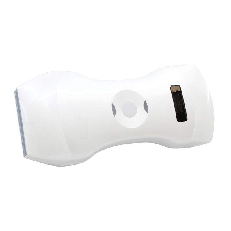 Sonda ecografica portatile wireless a doppia testa da 192 elementi con imaging convesso e lineare per diagnosi ad alta risoluzione