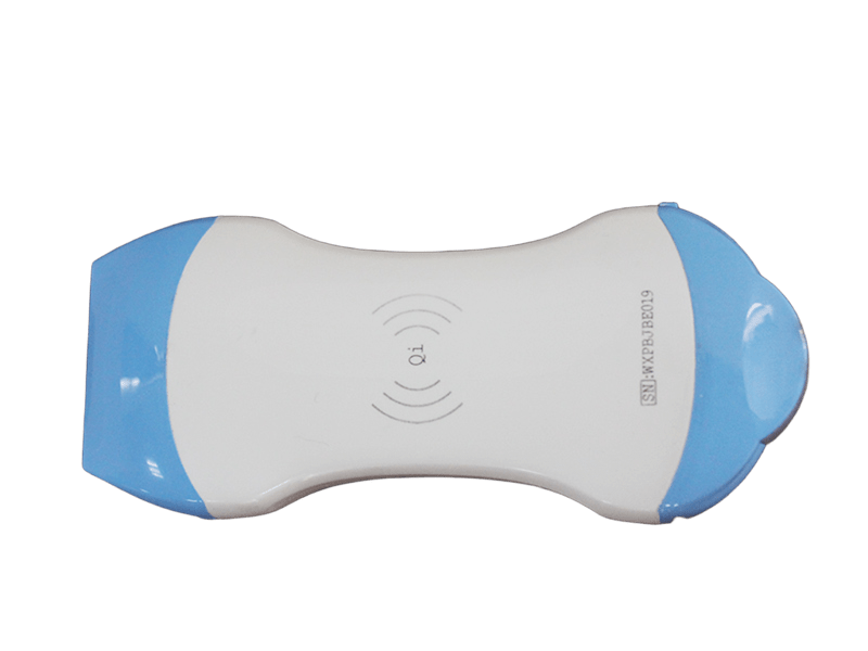 Sonda ecografica portatile wireless a 128 elementi con trasduttore micro convesso e lineare a doppia testa per POCUS e imaging veterinario