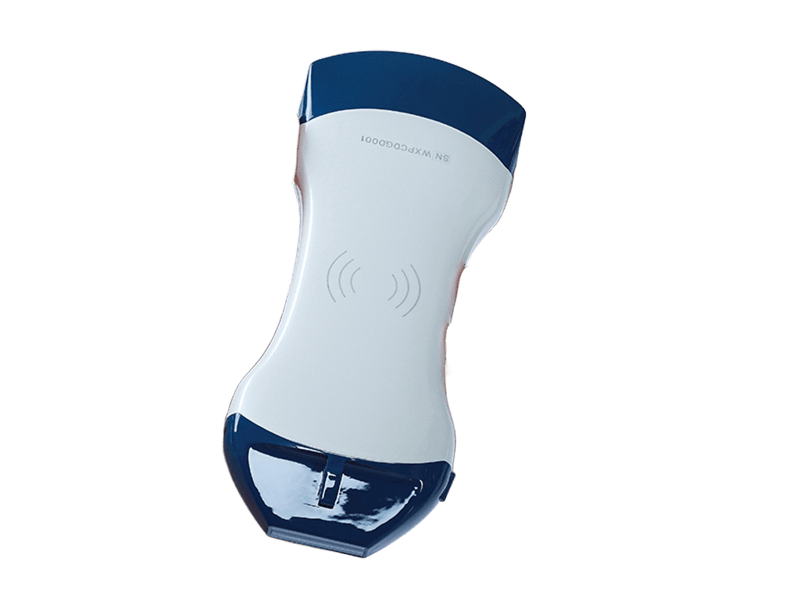 Scanner ad ultrasuoni wireless a doppia testa con sonda lineare ad alta frequenza per posizionamento PICC e accesso vascolare