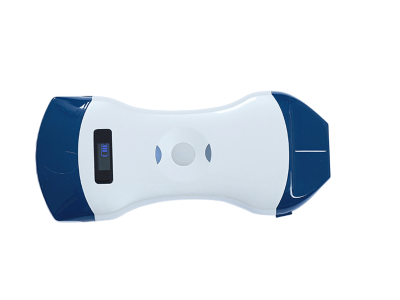 Scanner ad ultrasuoni wireless a doppia testa con sonda lineare ad alta frequenza per posizionamento PICC e accesso vascolare