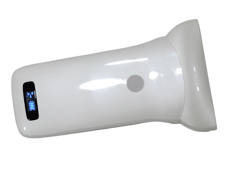 Sonda ultrasonica wireless per color doppler lineare da 256 elementi, ultra larga, 85 mm, per imaging vascolare e guida PICC